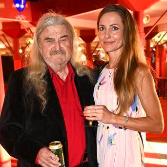 František Ringo Čech s přítelkyní Lucií Kopeckou