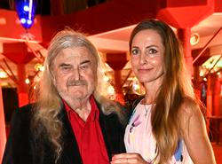 František Ringo Čech s přítelkyní Lucií Kopeckou