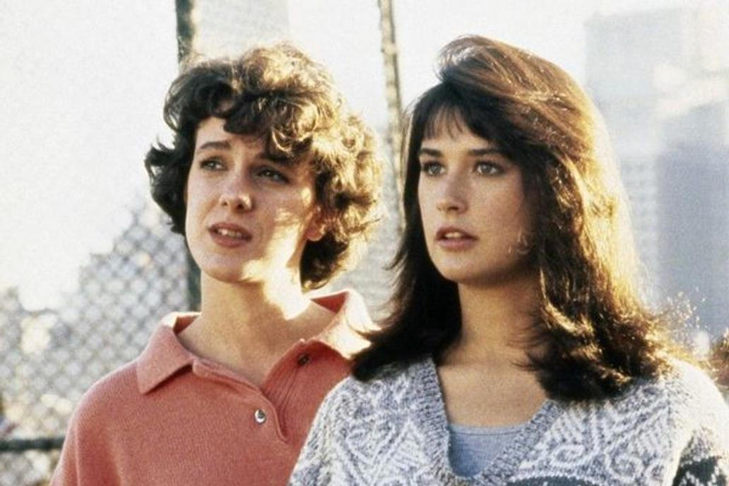 Demi Moore ve filmu Ohledně minulé noci z roku 1986.