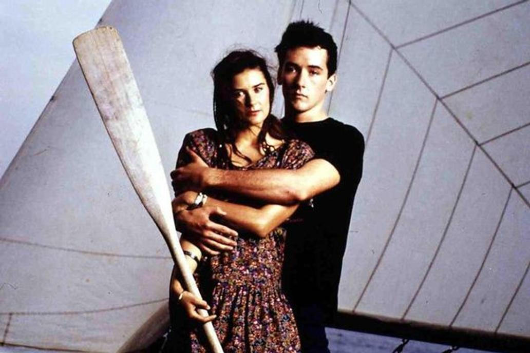 Demi Moore ve filmu Ztřeštěné léto z roku 1986.