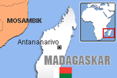Mapa - Madagaskar