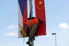 Tibetské vlajky na Evropské