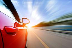 Pirát silnic, rychlá jízda, auto