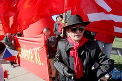 Demonstrace za svobodný Tibet a demokracii v Česku