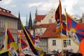 Demonstrace za svobodný Tibet a demokracii v Česku