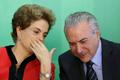 Brazilská prezidentka Dilma Rousseffová a viceprezident Michel Temer.