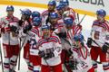 Tomáš Voráček a spol. slaví vítězství nad Švédy v Channel One Cupu 2015
