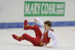 Michal Březina na ME v krasobruslení 2016