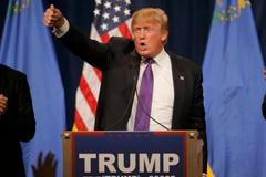Donald Trump slaví vítězství v Nevadě