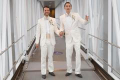 První sňatek osob stejného pohlaví ve vzduchu