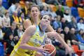 Euroliga, USK Praha- Castors Braine: Sonja Petrovičová - Sidney Spencerová