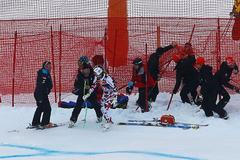 SP ve sjezdu, Kitzbühel 2016: Hannes Reichelt pád
