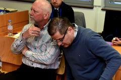 Pavel Kouda a Petr Kušnierz u soudu