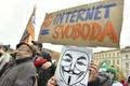 demonstrace internet