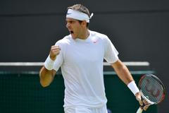 Juan Martin del Potro na Wimbledonu 2013