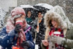 Sněhová nadílka v Praze