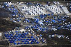 Uprchlický tábor Džungle v Calais