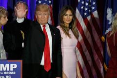 Donald Trump v Jižní Karolíně.