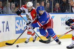 NHL: Florida Panthers at New York Rangers, Hudler