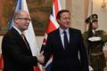 David Cameron a Bohuslav Sobotka