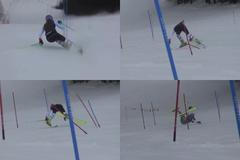 Šárka Strachová - pád