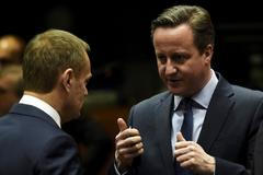 David Cameron s Donaldem Tuskem