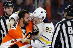 Gudas sestřelil protihráče a pak se popral