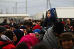 Makedonie - záchytné uprchlické centrum na makedonsko-řecké hranici