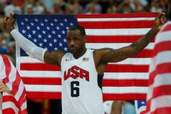 Basketbalisté ve finále OH 2012 v Londýně.