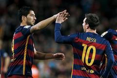 Lionel Messi a Luis Suárez (FC Barcelona)