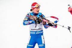 SP v biatlonu, hromadně Ž: Veronika Vítková