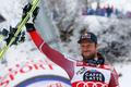 Aksel Lund Svindal slaví vítězství ve Wengenu