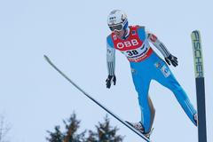 Norský skokan Kenneth Gangnes na MS v letech na lyžích