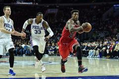 Jimmy Butler v dresu Chicaga Bulls