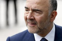 Eurokomisař pro ekonomiku a finanční záležitosti Pierre Moscovici