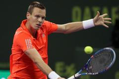 Tomáš Berdych na turnaji v Dauhá 2016