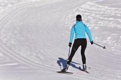 Lyžování, běžky, ilustrační foto