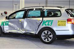 Crash test opravovaného VW Passat