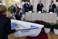 Miloš Zeman loď Kačenka Františkovy Lázně