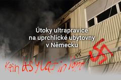 Útoky ultrapravice na uprchlické ubytovny v Německu