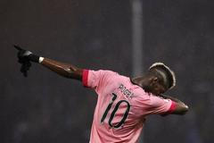 Paul Pogba slaví branku Juventusu