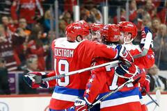 Radost hokejistů Washingtonu Capitals