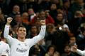 Cristiano Ronaldo slaví gól v Lize mistrů