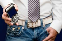 mobilní telefon, muž