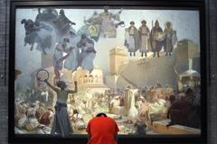 slovanská epopej ve Veletržním paláci