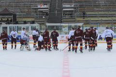 Sparta trénovala před Open Airem za Lužánkami