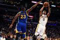 NBA: Golden State Warriors vs. Los Angeles Lakers (Nick Young, Draymond Green)