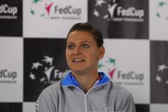 Český tým před finále Fed Cupu 2015