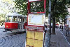 Informace o změnách jízdního řádu na zastávkách MHD