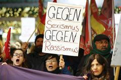 Kolín nad Rýnem ženy násilí demonstrace uprchlíci